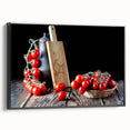 Rustic Tomato Kitchen Wall Art – Modern Canvas & Framed Print