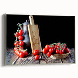 Rustic Tomato Kitchen Wall Art – Modern Canvas & Framed Print