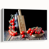 Rustic Tomato Kitchen Wall Art – Modern Canvas & Framed Print