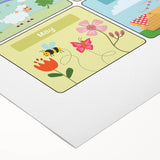 Months of the Year Learning Wall Art - Kids Educational Poster