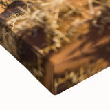 Large art of a Namibian landscape on stretched canvas, featuring a black and white palette, ideal for bedroom wall decor.