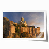 Extra large rolled print of a floral scene in vibrant colors, ideal for art wall dining room or classy bathroom wall art.