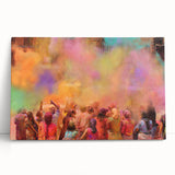 Black and white stretched canvas of an Indian cityscape, ideal for kitchen wall art or bedroom ambiance.