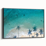 Black and white landscape art painting of a Philippine rural scene on framed canvas, suitable for bedroom decor.