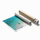 Extra large rolled print of a serene Philippine landscape with lush greenery and floral elements.