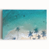 Black and white stretched canvas featuring a panoramic Philippine landscape, suitable as large kitchen wall art.