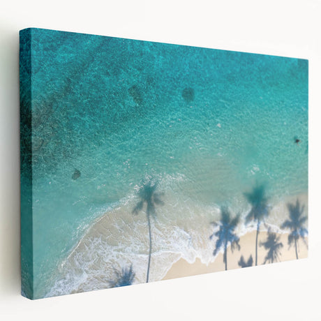 Large art depicting a serene Philippine landscape on stretched canvas, with lush green tones, ideal for kitchen wall art.
