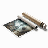 Extra large rolled print of a serene Thai landscape with lush greenery and a calm river.
