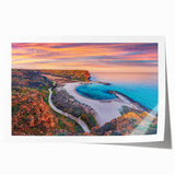 Extra large rolled print of a Bulgarian landscape featuring lush greenery and floral elements.