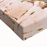 Large art of a monochromatic Croatian landscape on stretched canvas, ideal for bedroom wall decor.