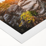 Art deco poster featuring a serene Czech Republic landscape in muted earth tones on rolled canvas.