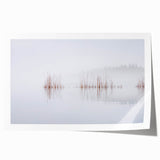 Extra large rolled print of a serene Finnish landscape with lush greenery and floral elements.