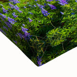 Large art of a black and white Icelandic landscape on stretched canvas, suited for bedroom decor.