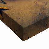 Black and white landscape art painting of a Lithuanian scenery on large stretched canvas, suitable for bedroom wall decor.