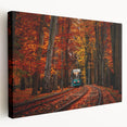 Large canvas print of a European cityscape in muted earth tones, suitable for kitchen wall art.