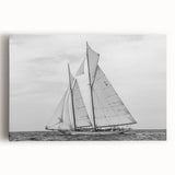 Black and white large art print of Barcelona skyline on stretched canvas, suitable for kitchen or bedroom wall art.