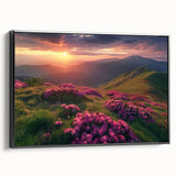 Black and white framed canvas featuring a vintage-style Ukrainian landscape, ideal for bedroom wall decor.