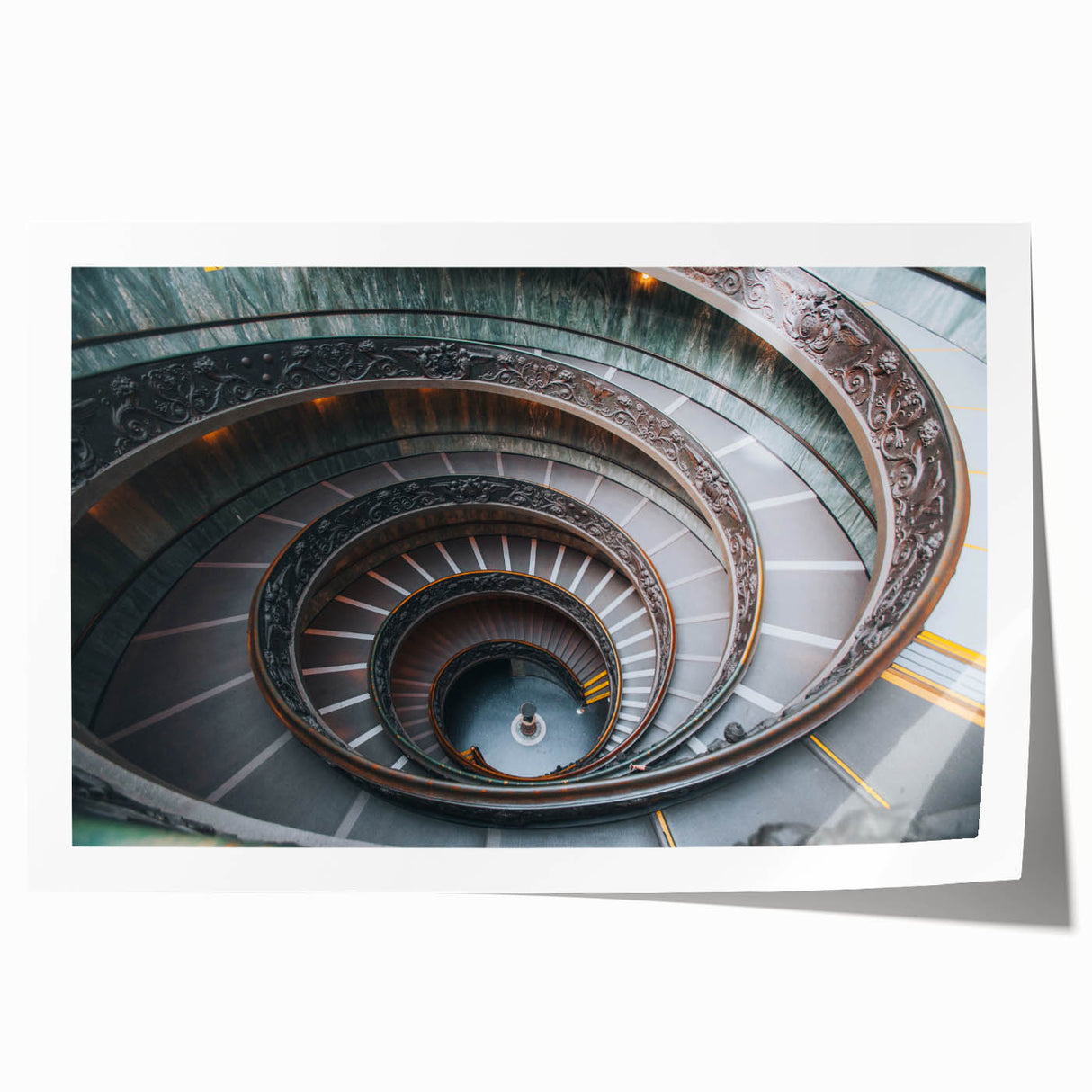 Extra large rolled print of the Vatican scenery in muted earth tones, ideal for art wall dining room.