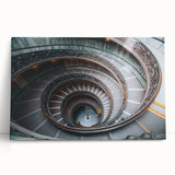 Black and white photo of the Vatican on stretched canvas, ideal for kitchen wall art or bedroom ambiance.