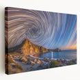 Scenic Baja California landscape on large stretched canvas, featuring muted earth tones, ideal for kitchen wall art.
