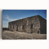 Black and white stretched canvas featuring a serene Quintana Roo landscape, ideal for kitchen wall art.
