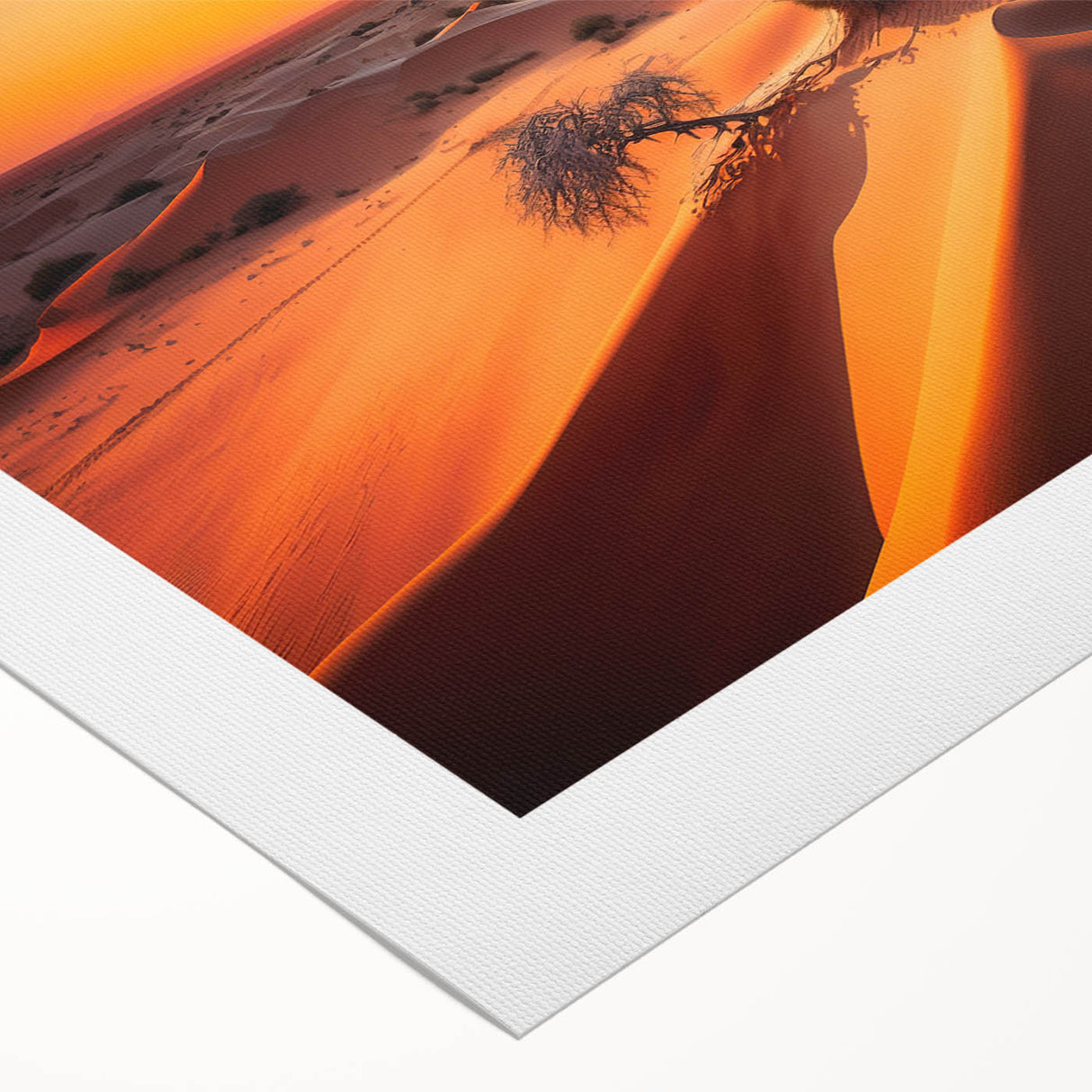 Art deco poster featuring Abu Dhabi skyline in muted gold and blue tones on a rolled canvas, suitable for dining room decor.
