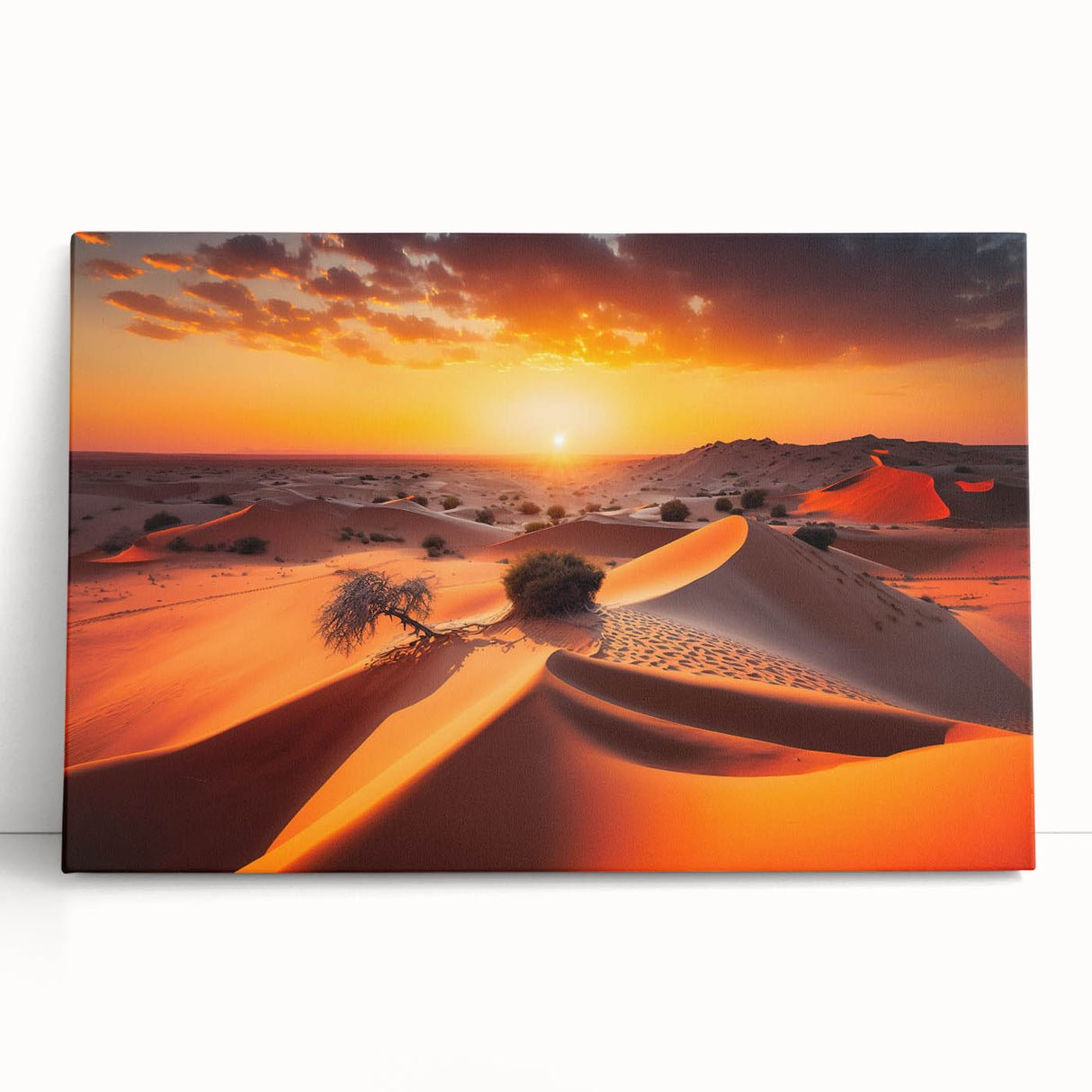 Black and white panoramic photo of Abu Dhabi skyline on large stretched canvas, ideal for kitchen wall art.