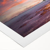 Art deco poster of Auckland skyline in muted blue tones on rolled canvas, suitable for dining room wall art.