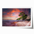 Extra large rolled print of Auckland, New Zealand skyline with soft pastel shades, ideal for dining room wall art.