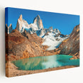 Large stretched canvas featuring a serene Argentinian landscape in soft earth tones, suitable for kitchen wall art.