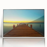 Art Deco style poster depicting Alabama scenery in muted earth tones, framed acrylic, ideal for modern art wall decor.