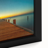Extra large framed canvas of a textured Alabama landscape in black with colorful accents, ideal for living room decor.