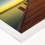 Art deco poster of Alabama scenery on rolled canvas, featuring muted earth tones, ideal for dining room wall art.