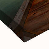 Black and white landscape art painting of Alabama scenery on large stretched canvas, ideal for bedroom wall art.