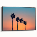 Black and white wall art featuring a vintage poster-style landscape of San Diego on a framed canvas, ideal for bedroom decor.