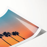 Extra large wall art featuring line art flowers in muted earth tones on a rolled print.