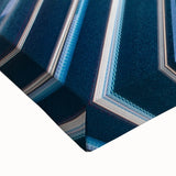 Large art depicting a black and white Connecticut landscape on stretched canvas, suitable for bedroom wall decor.