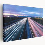 Large art depicting a scenic Connecticut landscape on stretched canvas, ideal for kitchen wall decor.