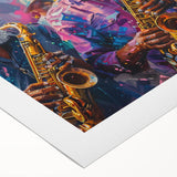 Art deco poster of New Orleans skyline in pastel colors on rolled canvas, suitable for dining room wall art.