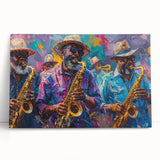 Black and white stretched canvas of New Orleans scenery, ideal for kitchen wall art or bedroom ambiance.