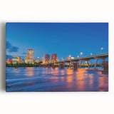 Black and white photograph of a Virginia landscape on large stretched canvas, ideal for kitchen wall art.