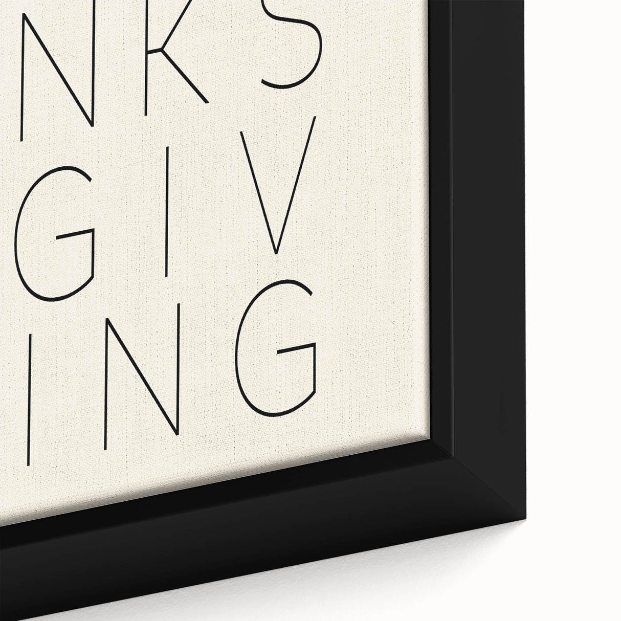 Extra large framed canvas featuring textured black wall art with colorful, abstract autumnal motifs.