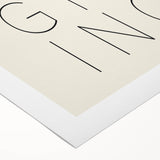 Art deco poster featuring a stylized fall scene in orange and brown tones on rolled canvas, ideal for dining room decor.