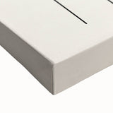 Large art depicting a black and white landscape painting on stretched canvas, ideal for bedroom wall decor.