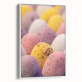 Vintage poster art featuring a colorful spring design on extra large framed canvas, ideal for living room decor.