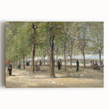 Black and white abstract print on stretched canvas, featuring swirling patterns, ideal for kitchen wall art.