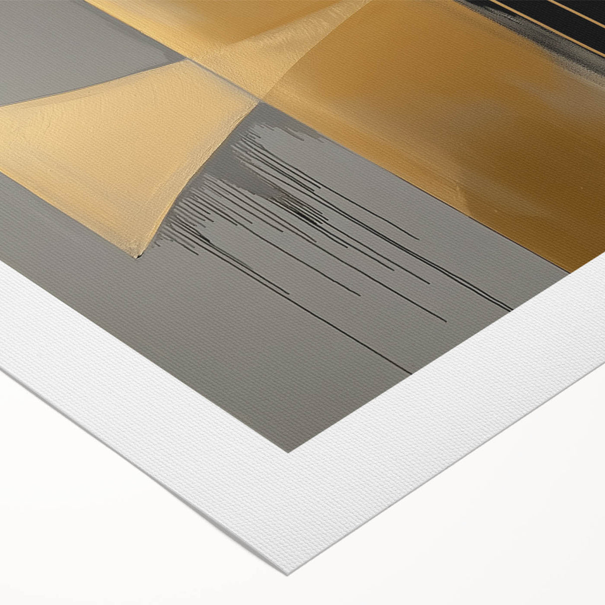 Modern Geometric Abstract Wall Art – Luxe Canvas & Framed Print