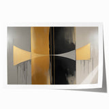 Modern Geometric Abstract Wall Art – Luxe Canvas & Framed Print