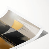 Modern Geometric Abstract Wall Art – Luxe Canvas & Framed Print