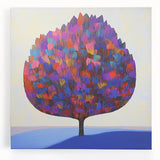 Abstract floral design stretched canvas art in vibrant colors, showcasing intricate patterns and textures, perfect for modern home decor or artistic display.